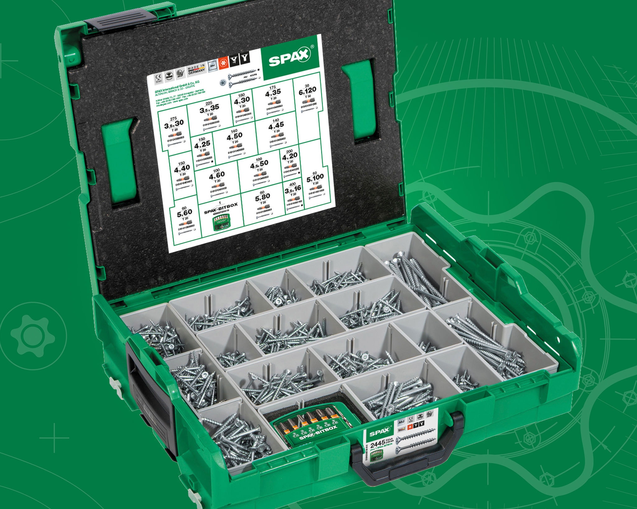 SPAX Montagekoffer L-BOXX