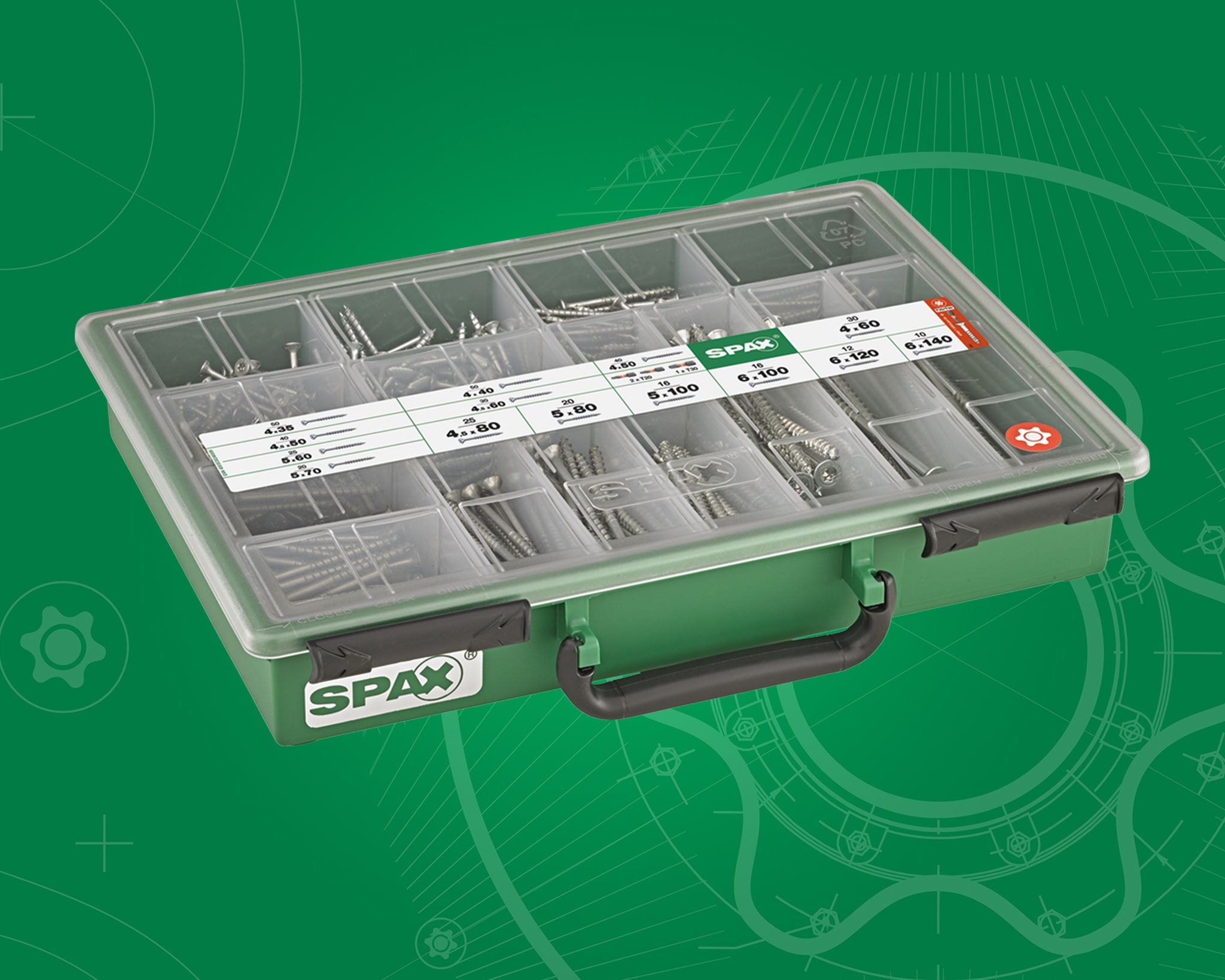 SPAX Sortimentskasten XL WIROX
